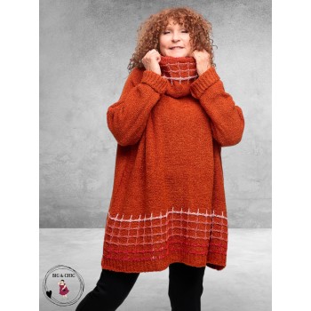 AMANDINE Trui Gebreid Roest