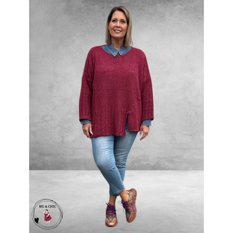 AMANDINE Trui Trendy Wildberry