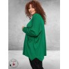 AMANDINE  Trui Oversize Zakjes Groen