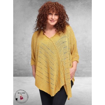 Amandine Trui A-Lijn Asymmetrisch Geel