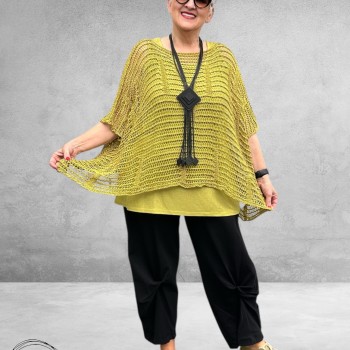 Amandine Trui Zomer Laagjeslook Kiwi