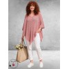 Amandine Trui A-Lijn Asymmetrisch Roze