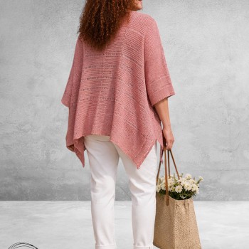 Amandine Trui A-Lijn Asymmetrisch Roze