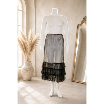 Amandine Petticoat Onderrok Crash Zwart