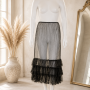 Amandine Petticoat Onderrok Crash Zwart