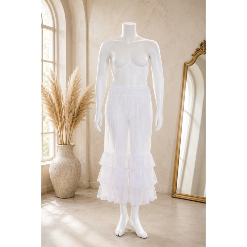 Amandine Petticoat Onderrok Crash Wit