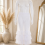 Amandine Petticoat Onderrok Crash Wit