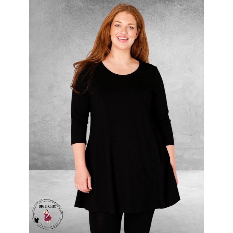 BASE LEVEL Shirt A-Lijn Aria Zwart