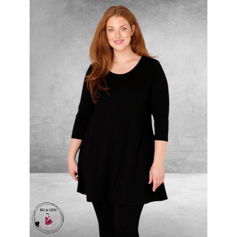 BASE LEVEL Shirt A-Lijn Aria Zwart