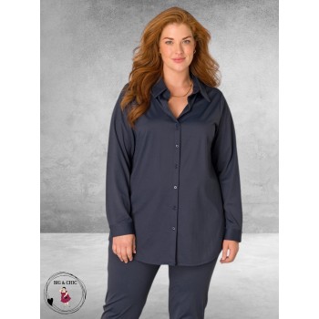 BASE LEVEL Blouse Lara Navy