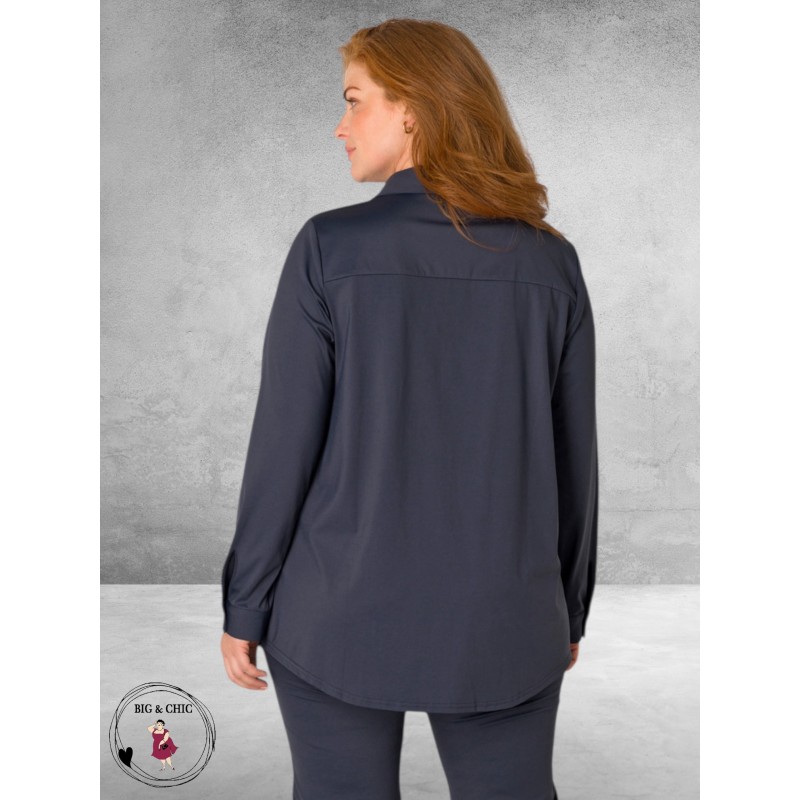 BASE LEVEL Blouse Lara Navy