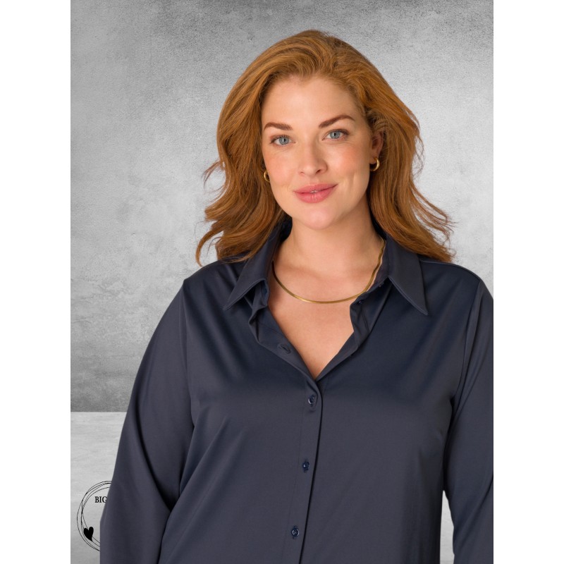 BASE LEVEL Blouse Lara Navy