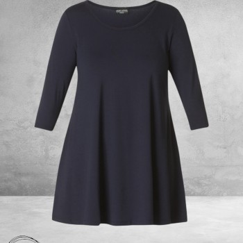 BASE LEVEL Shirt A-Lijn Aria Navy