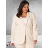 Base Level Blazer Yacey Light Beige