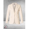Base Level Blazer Yacey Light Beige