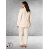 Base Level Blazer Yacey Light Beige