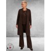 Base Level Cardigan Ayla Long  Bruin