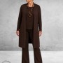 Base Level Cardigan Ayla Long  Bruin