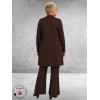 Base Level Cardigan Ayla Long  Bruin