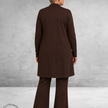 Base Level Cardigan Ayla Long  Bruin