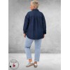 Base Level Jeansblouse Bella Mid Blue