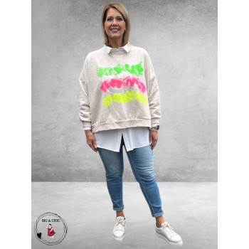 New Collection Sweater Smile Beige