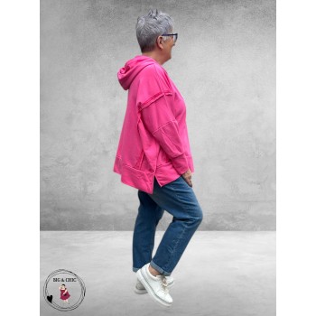 New Collection Hoodie-Sweater Statement Roze