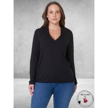 CISO Shirt Zwart Lange Mouwen