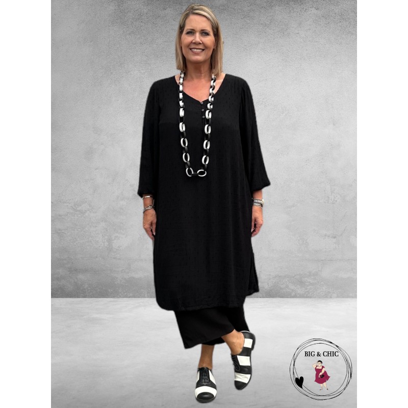 Kaffe Curve Jurk  Wilina Zwart