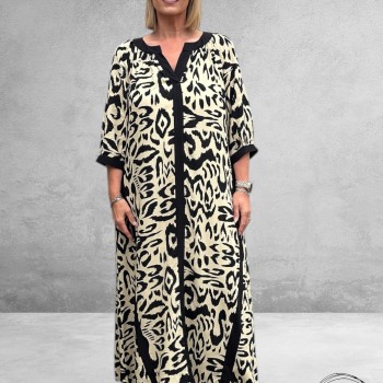 CURVISS Jurk Maxi Animal