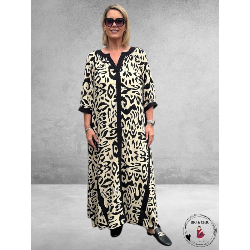 CURVISS Jurk Maxi Animal