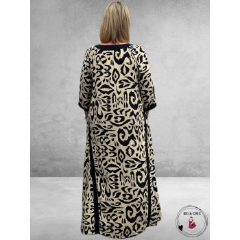 CURVISS Jurk Maxi Animal