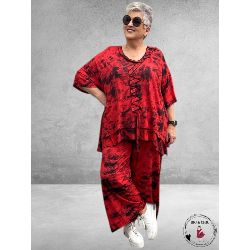 DIVAS PLANET Shirt Rood/Zwart