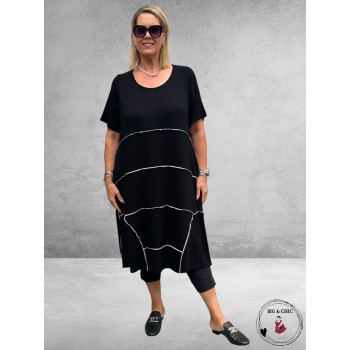 DIVAS PLANET Jurk Zwart 