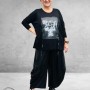 DIVAS PLANET Shirt Zwart Dog