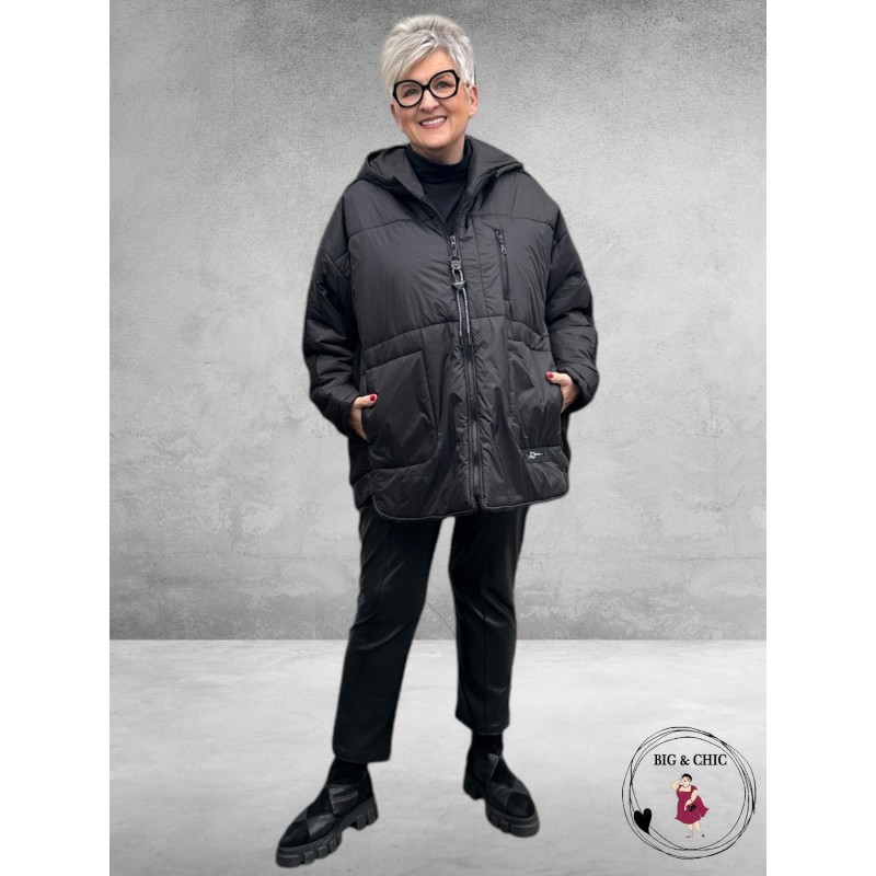 DIVAS PLANET Tussenjas Zwart Bouclé