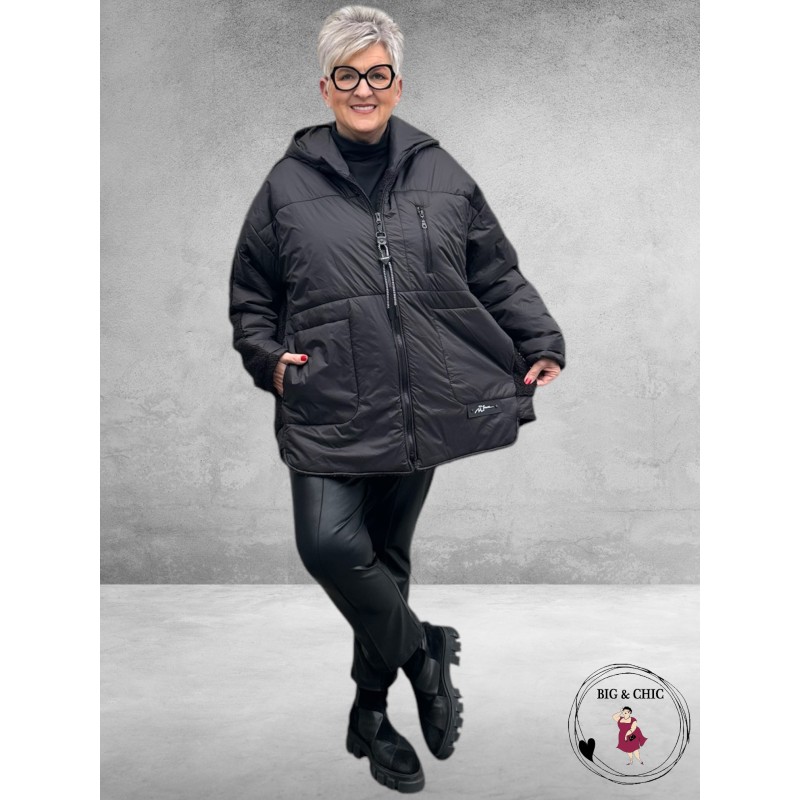 DIVAS PLANET Tussenjas Zwart Bouclé