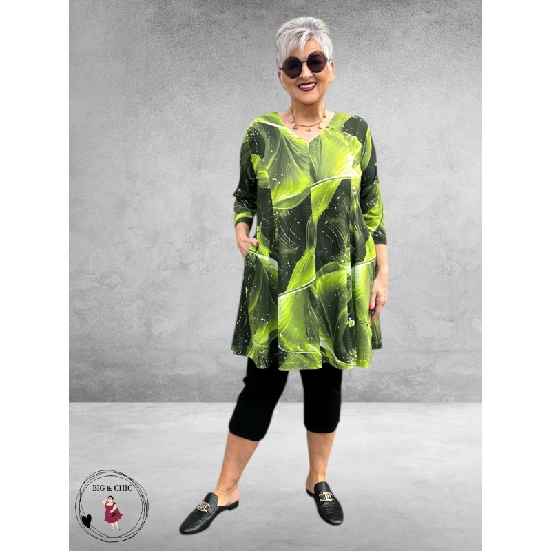 DYB Tuniek Groen Bladprint