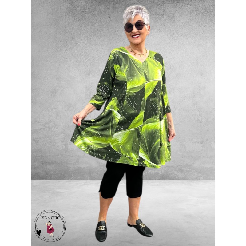 DYB Tuniek Groen Bladprint