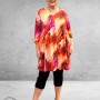 DYB Tuniek Oranje-Pink Abstract Print