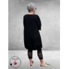 DYB Ballon Jurk/Tuniek Katoen Zwart