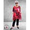 DYB Tuniek Artistiek Print Rood/Zwart