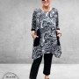 DYB Tuniek Artistiek Print Zwart/Wit