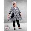 DYB Tuniek Artistiek Print Zwart/Wit