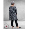 DYB Tuniek Artistiek Print Zwart/Wit
