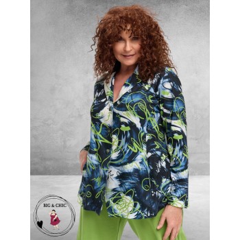 DYB Blazer Zomer Blauw-Wit-Lime