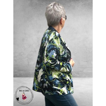 DYB Blazer Zomer Blauw-Wit-Lime