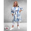 DYB Tuniek Artistieke Print Blauw/Wit