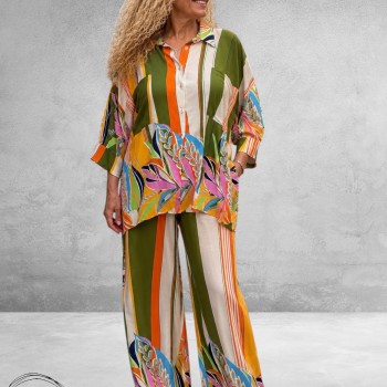 DYB Tweedelige Pak Zomer Flowers Print