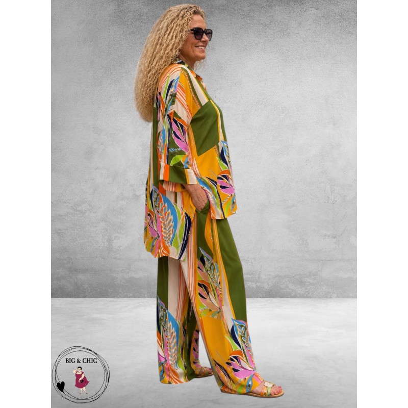 DYB Tweedelige Pak Zomer Flowers Print